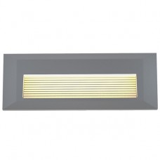 Φωτιστικό Επίτοιχο LED 3W 230V 200lm CCT Polycarbonate Γκρι IP65 Mono